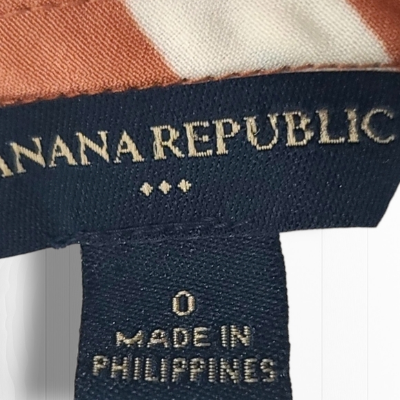 Banana Republic Women's Abstract V-Neck Sleeveless Midi Sheath Dress Size 0 - Picture 10 of 12